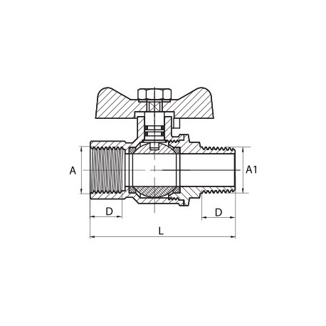 ZAWÓR DO GAZU 1 WZ MOTYL