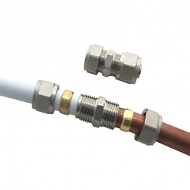 ADAPTER PRZEJŚCIÓWKA Z MIEDZI NA PEX 16X15 MM