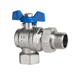 ZAWÓR KULOWY ZE ŚRUBUNKIEM 1 PN 30 HISZPAN KĄTOWY