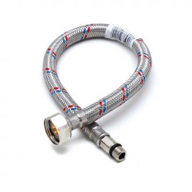 PRZYŁĄCZE ELASTYCZNE W OPL. M10X1/2 35 CM KRÓTKA KOŃCÓWKA