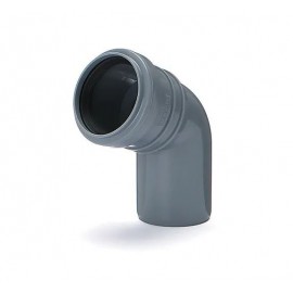 KOLANO KANALIZACYJNE PCV FI 50 KĄT 67 STOPNI