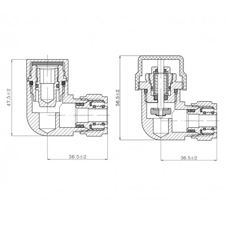 ZESTAW TERMOSTATYCZNY OSIOWY CHROM