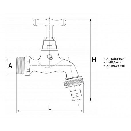 KRAN CZERPALNY WW HISZPAN PN 30