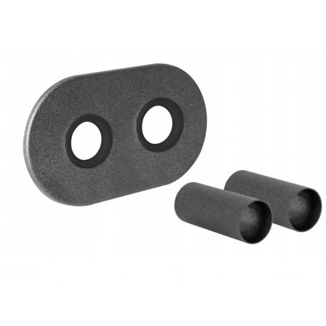 ZESTAW MASKUJĄCY ANTRAC ROZETA POJEDYN Z TULEJAMI