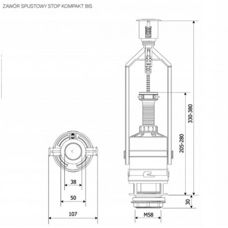 Zawór KK-POL ZSB/210 1 1/2''