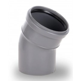 KOLANO KANALIZACYJNE PCV FI 110 KĄT 30 STOPNI
