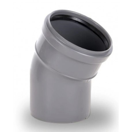 KOLANO KANALIZACYJNE PCV FI 110 KĄT 30 STOPNI