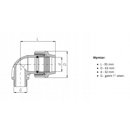 KOLANO KANALIZACYJNE PCV FI 32 KĄT 90 STOPNI