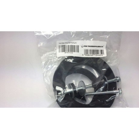 ZESTAW MASKUJĄCY CHROM ROZETA PODWÓJNA Z TULEJAMI