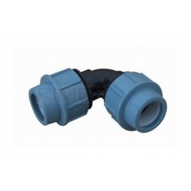 PE KOLANO SKRĘCANE 40X40 MM DO WODY PN16