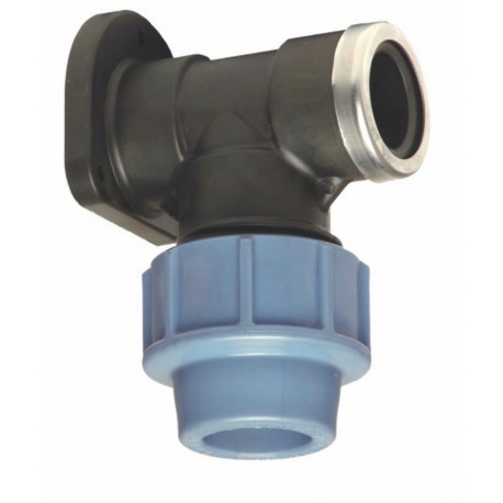 PE KOLANO Z ŁAPKAMI SKRĘCANE 20X1/2 GW DO WODY