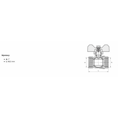 ZAWOR KULOWY 1 WW MOTYL PN16