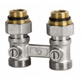 ZAWÓR DO GRZEJNIKÓW PROSTY TYPU V Z NYPLEM 3/4X1/2