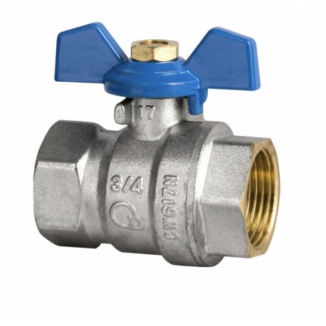 ZAWÓR KULOWY Z DŁAWICĄ MOTYL 1 CALA WW WZMOCNIONY PN30 HISZPAN