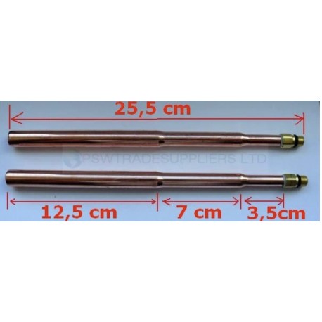 RURKI MIEDZIANE DO PRZYŁĄCZENIA BATERII M10 x 15mm