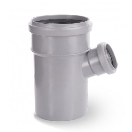 PCV TRÓJNIK REDUKCYJNY 110/50 67 STOPNI KANALIZACJA WEWNĘTRZNA