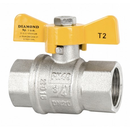 GAZ ZAWÓR KULOWY 1/2 CALA GW/GW MOTYL