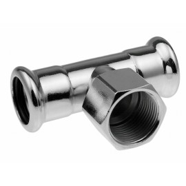 TRÓJNIK ZACISKANY GW STEEL PRESS 22X1/2 MM KAN-THERM