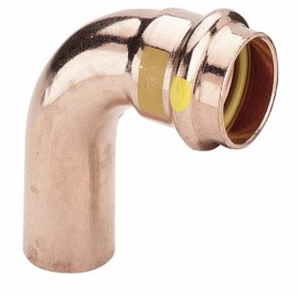 ŁUK NYPLOWY 90ST DO GAZU 15MM PROFIPRESS VIEGA