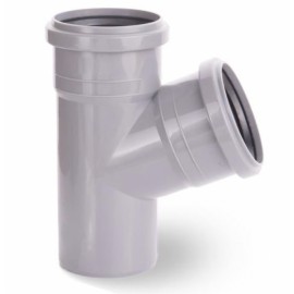 PCV TRÓJNIK 75 45 STOPNI KANALIZACJA WEWNĘTRZNA