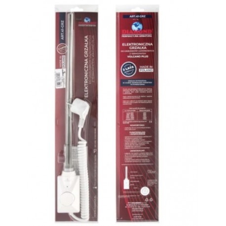 ELEKTRONICZNA GRZAŁKA DO GRZEJNIKÓW Z TERMOSTATEM, VOLCANO PLUS BIAŁA 600W