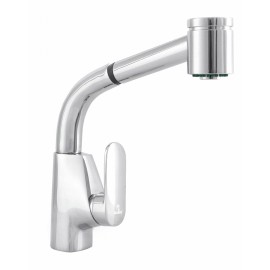 BATERIA ZLEWOZMYWAKOWA Z NATRYSKIEM NEVIS CHROM