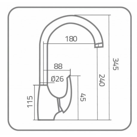 BATERIA MECH.ZLEWOZMYWAKOWA ST.TYPU C, EN 817, IBIZA CHROM