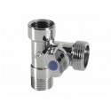 ZAWÓR KĄTOWY KULOWY 3/4X1/2X1/2