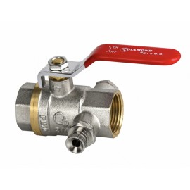 ZAWÓR KULOWY Z ODPOWIETRZNIKIEM SPUSTEM 1/2 CALA Z DŁAWICĄ