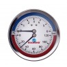 TERMOMANOMETR 1/2 ŚR 80MM 0-120 0-6 BAR TYLNY