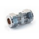 MUFA ZACISKOWA CONEX 22x22 MM CHROM