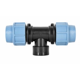 PE TRÓJNIK SKRĘCANY GW 40X11/4X40 DO WODY