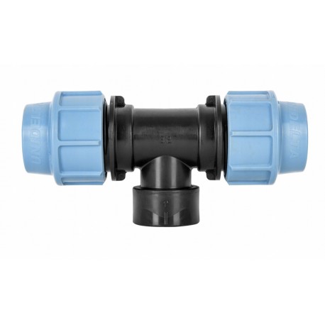 PE TRÓJNIK SKRĘCANY GW 40X1 1/4X40 DO WODY