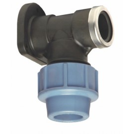 PE KOLANO Z ŁAPKAMI SKRĘCANE 25X3/4 GW DO WODY