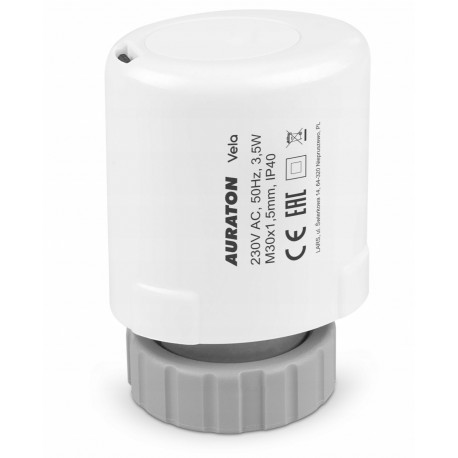 SIŁOWNIK AURATON VELA DO PODŁOGÓWKI M30x1,5MM