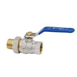 ZAWÓR KULOWY Z DŁAWICĄ 1" ZE ŚRUBUNKIEM RĄCZKA HISZPAN