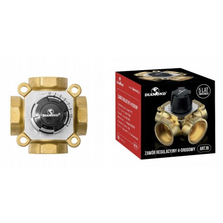 ZAWÓR MIESZAJĄCY 4 DROGOWY 1 CAL DIAMOND