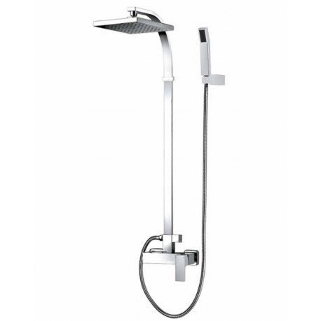 KOMPLET NATRYSKOWY Z DESZCZOWNIĄ KWADRATOWĄ PAN-50