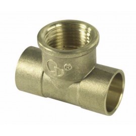 TRÓJNIK MOSIĘŻNY 15X1/2X15 GW DO LUTOWANIA