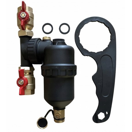 KOMPLET FILTR MAGNETYCZNY, SEPARATOR ZANIECZYSZCZEŃ – DN20 (3/4)