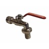 ZAWÓR KULOWY EN 13828-A-Cu-DN20 (3/4), KRAN MINI Z DŁAWIKIEM