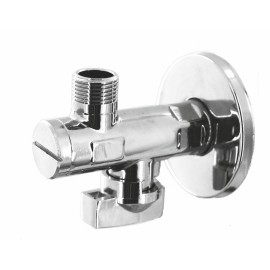 KUREK KULOWY, EN13828, A, Cu, DN15/DN10(1/2x3/8) KĄTOWY Z FILTREM MINI, DŁAWICĄ I METALOWYM MOTYLKIEM CIĘŻKIM