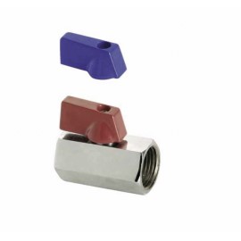 KUREK KULOWY EN 13828-S-Cu-DN15(1/2), MINI CHROM