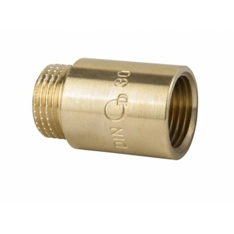 PRZEDŁUŻKA MOSIĘŻNA 1/2" x 30 mm
