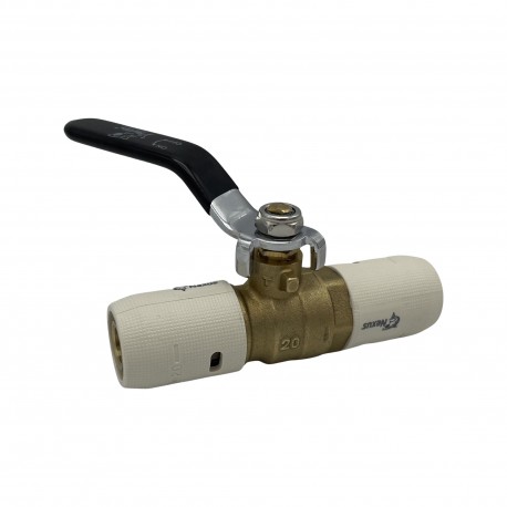 PEX ZAWÓR KULOWY 20x20 MM DO RUR PEX 20 MM