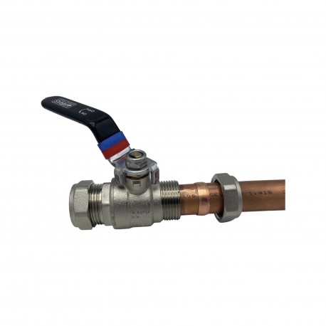 ZAWÓR KULOWY CONEX CHROM