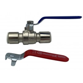 ZAWÓR KULOWY 22 MM DO RUR MIEDZIANYCH 22 MM