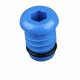KOREK PRÓB SZCZELNOŚCI CIŚNIENIA PEX 16mm NIEBIESKI