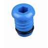 KOREK PRÓB SZCZELNOŚCI CIŚNIENIA PEX 16mm NIEBIESKI