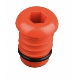 KOREK PRÓB CIŚNIENIA DO RUR TYPU PEX/AL/PEX 16MM W KOLORZE CZERWONYM